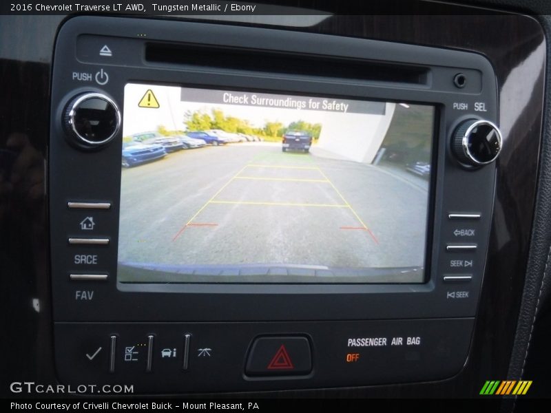 Tungsten Metallic / Ebony 2016 Chevrolet Traverse LT AWD