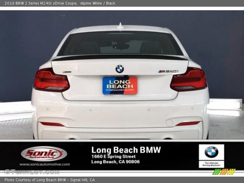 Alpine White / Black 2019 BMW 2 Series M240i xDrive Coupe