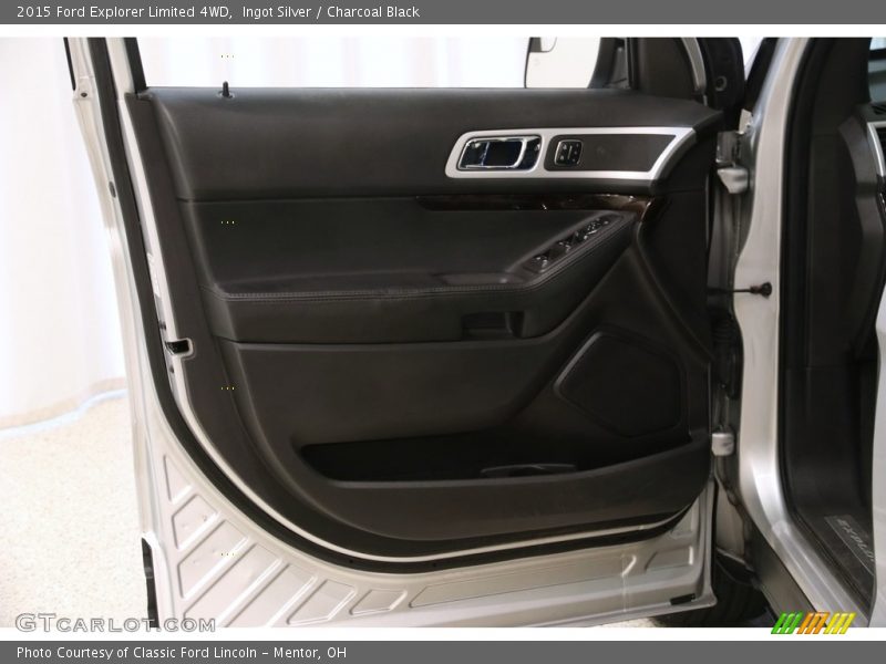 Ingot Silver / Charcoal Black 2015 Ford Explorer Limited 4WD