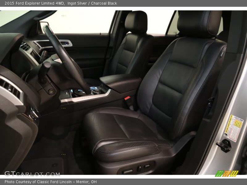 Ingot Silver / Charcoal Black 2015 Ford Explorer Limited 4WD