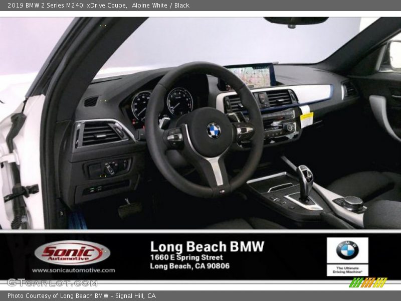 Alpine White / Black 2019 BMW 2 Series M240i xDrive Coupe