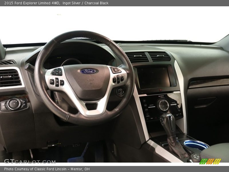 Ingot Silver / Charcoal Black 2015 Ford Explorer Limited 4WD