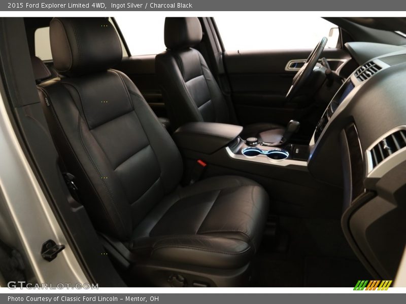 Ingot Silver / Charcoal Black 2015 Ford Explorer Limited 4WD