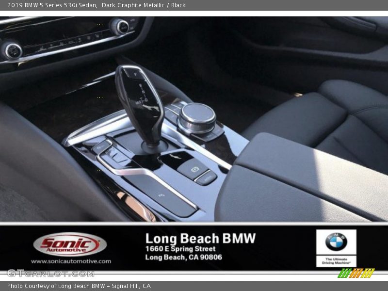 Dark Graphite Metallic / Black 2019 BMW 5 Series 530i Sedan