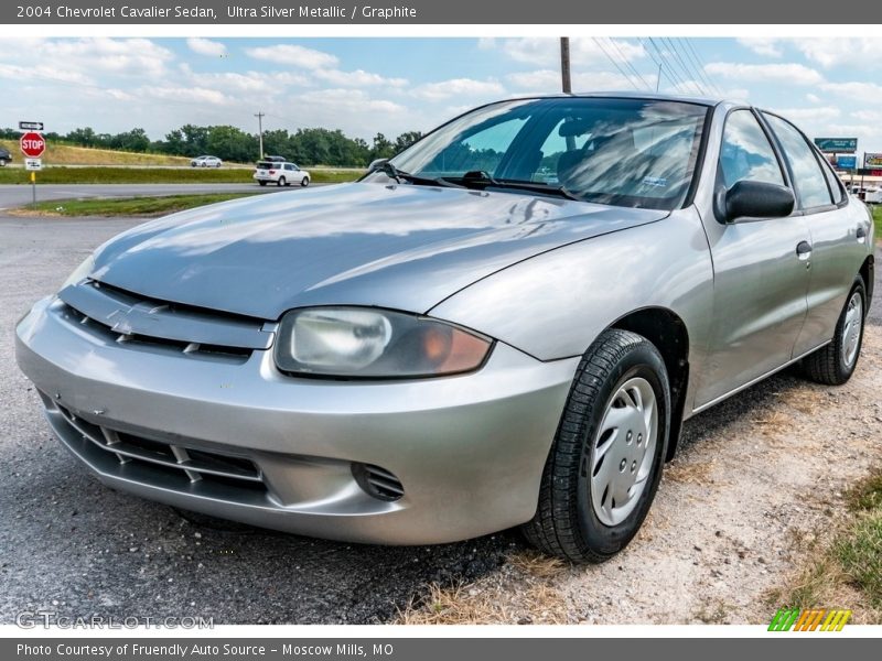Ultra Silver Metallic / Graphite 2004 Chevrolet Cavalier Sedan