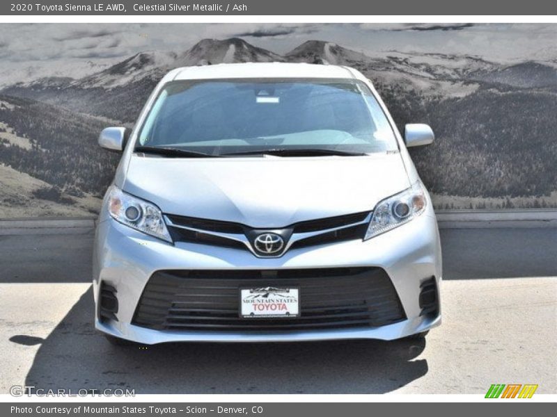 Celestial Silver Metallic / Ash 2020 Toyota Sienna LE AWD