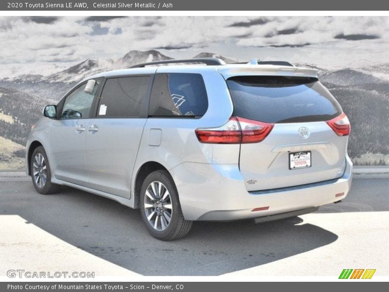 Celestial Silver Metallic / Ash 2020 Toyota Sienna LE AWD