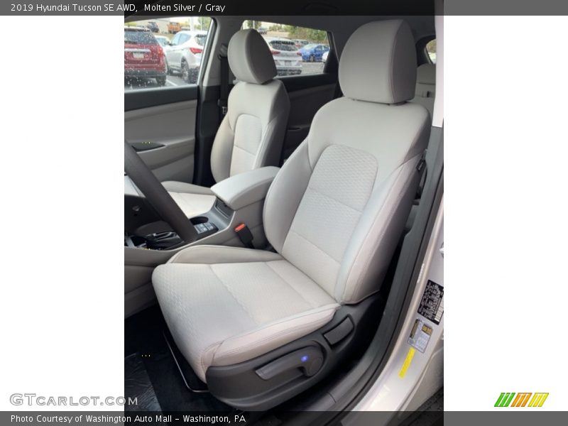 Molten Silver / Gray 2019 Hyundai Tucson SE AWD