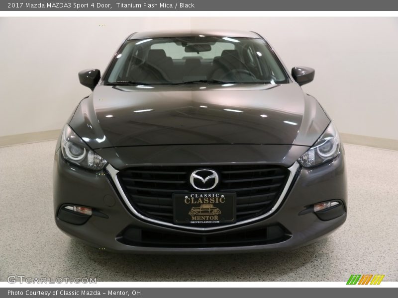 Titanium Flash Mica / Black 2017 Mazda MAZDA3 Sport 4 Door