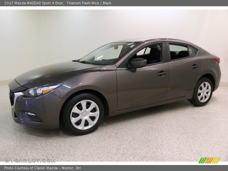 Titanium Flash Mica / Black 2017 Mazda MAZDA3 Sport 4 Door