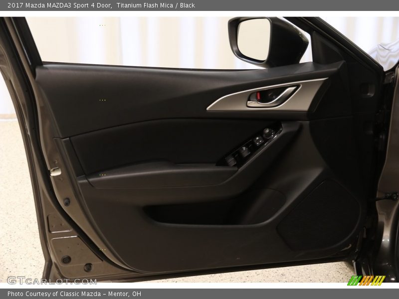 Titanium Flash Mica / Black 2017 Mazda MAZDA3 Sport 4 Door