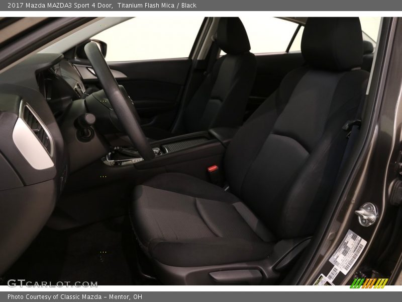 Titanium Flash Mica / Black 2017 Mazda MAZDA3 Sport 4 Door