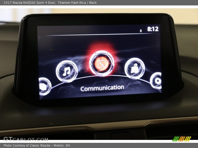 Titanium Flash Mica / Black 2017 Mazda MAZDA3 Sport 4 Door