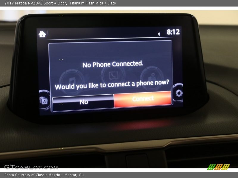 Titanium Flash Mica / Black 2017 Mazda MAZDA3 Sport 4 Door