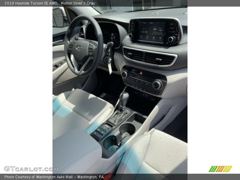 Molten Silver / Gray 2019 Hyundai Tucson SE AWD