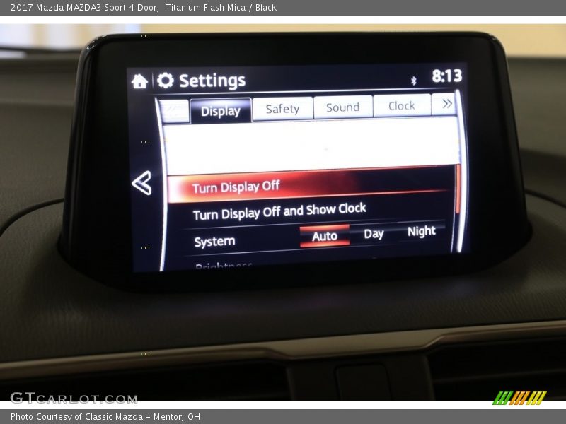 Titanium Flash Mica / Black 2017 Mazda MAZDA3 Sport 4 Door
