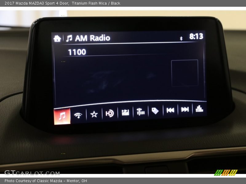 Titanium Flash Mica / Black 2017 Mazda MAZDA3 Sport 4 Door