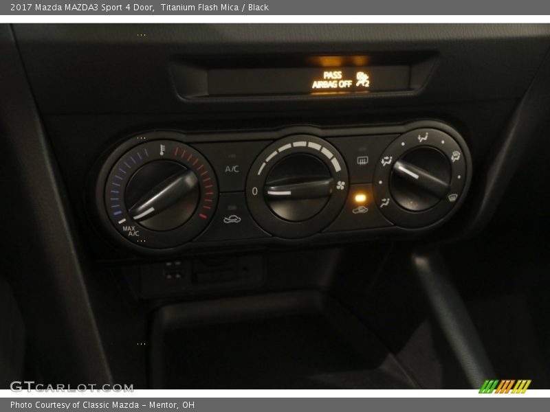 Titanium Flash Mica / Black 2017 Mazda MAZDA3 Sport 4 Door