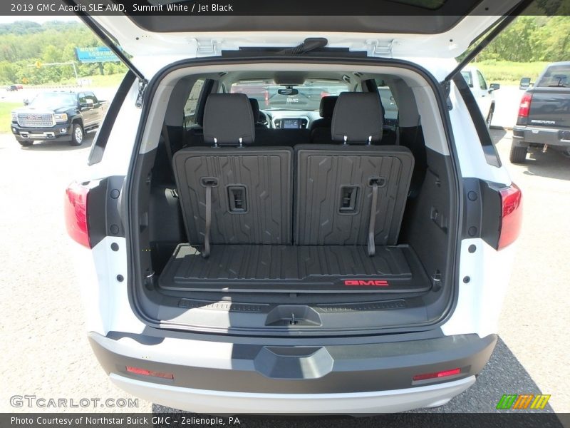Summit White / Jet Black 2019 GMC Acadia SLE AWD