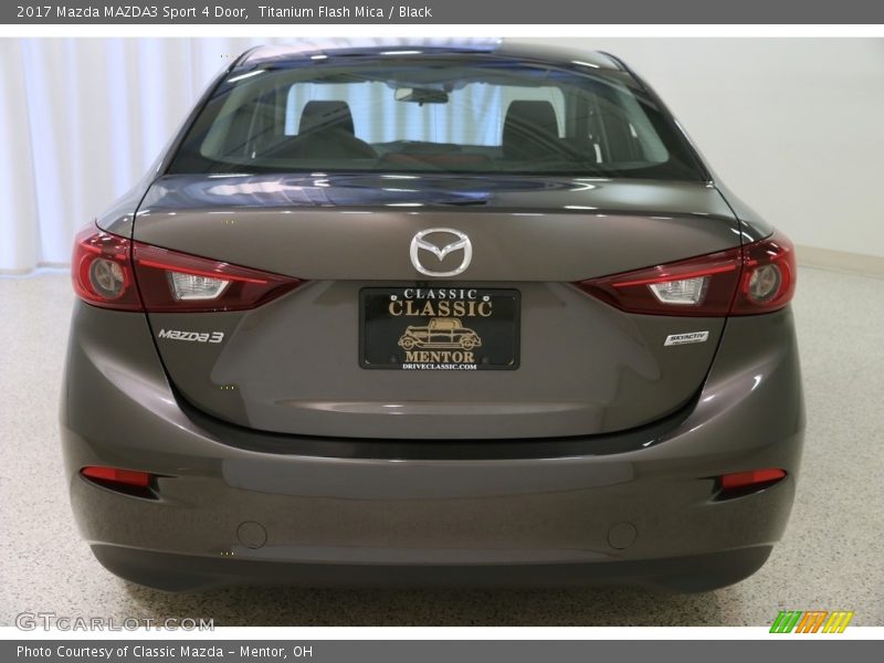 Titanium Flash Mica / Black 2017 Mazda MAZDA3 Sport 4 Door