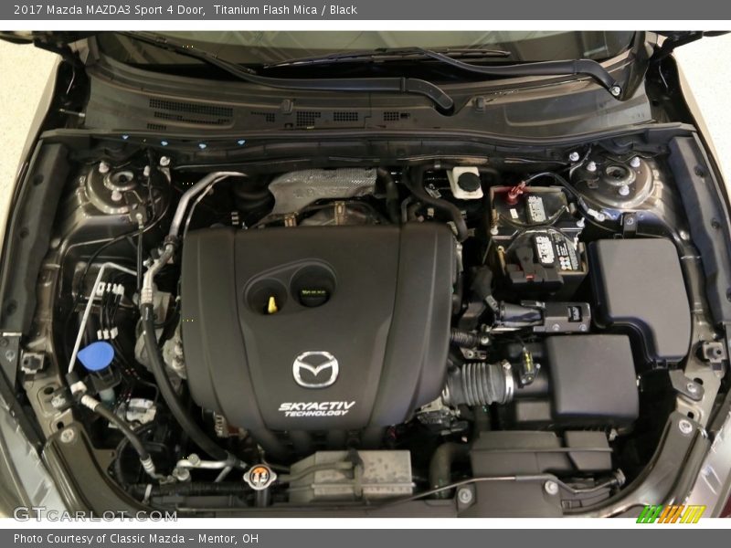 Titanium Flash Mica / Black 2017 Mazda MAZDA3 Sport 4 Door