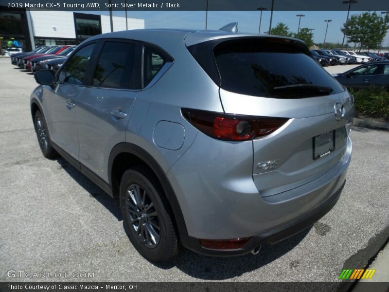 Sonic Silver Metallic / Black 2019 Mazda CX-5 Touring AWD