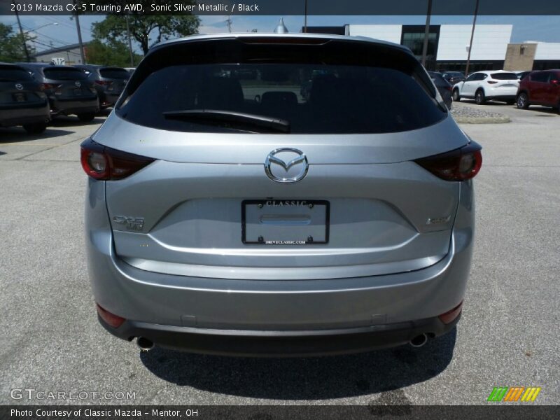 Sonic Silver Metallic / Black 2019 Mazda CX-5 Touring AWD