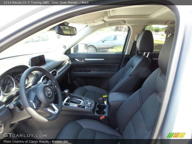 Sonic Silver Metallic / Black 2019 Mazda CX-5 Touring AWD