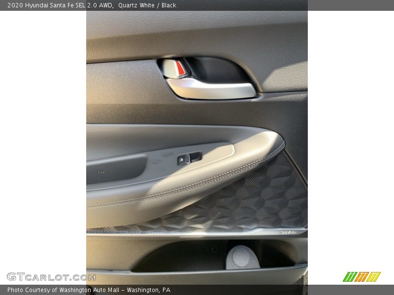 Quartz White / Black 2020 Hyundai Santa Fe SEL 2.0 AWD