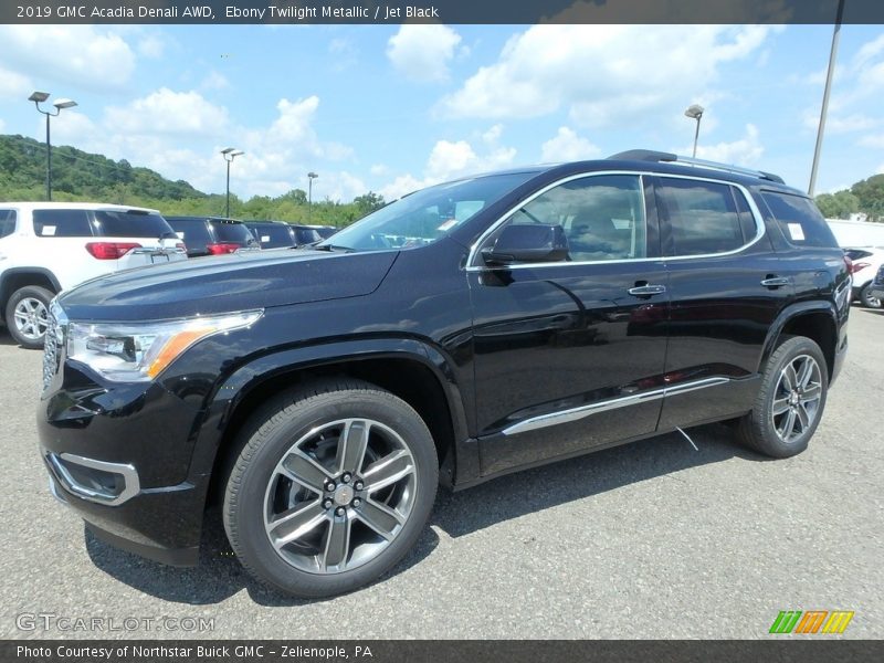 Ebony Twilight Metallic / Jet Black 2019 GMC Acadia Denali AWD