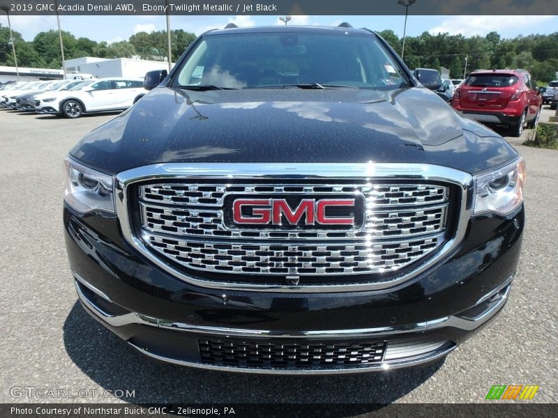 Ebony Twilight Metallic / Jet Black 2019 GMC Acadia Denali AWD