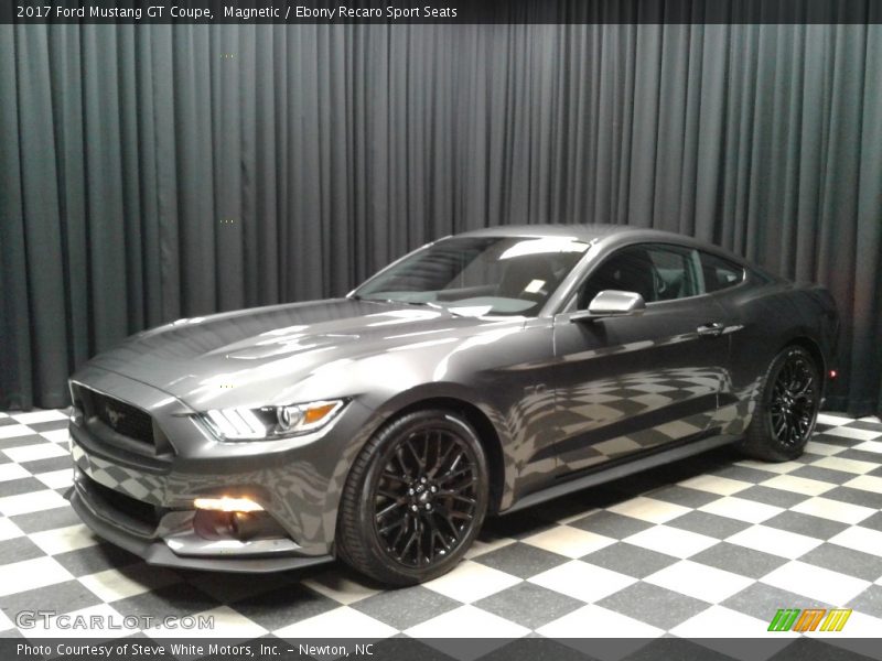 Magnetic / Ebony Recaro Sport Seats 2017 Ford Mustang GT Coupe