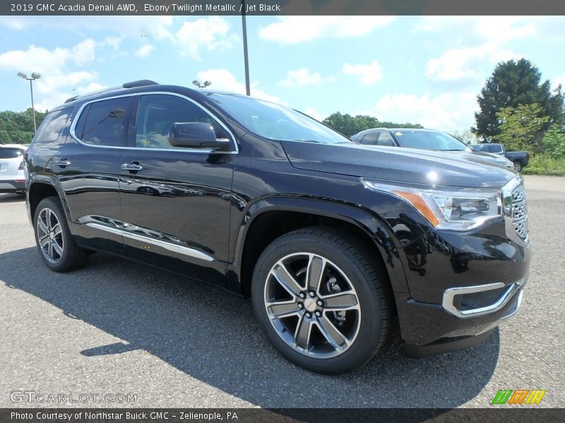 Ebony Twilight Metallic / Jet Black 2019 GMC Acadia Denali AWD