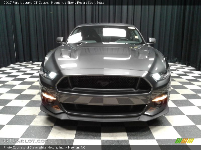 Magnetic / Ebony Recaro Sport Seats 2017 Ford Mustang GT Coupe