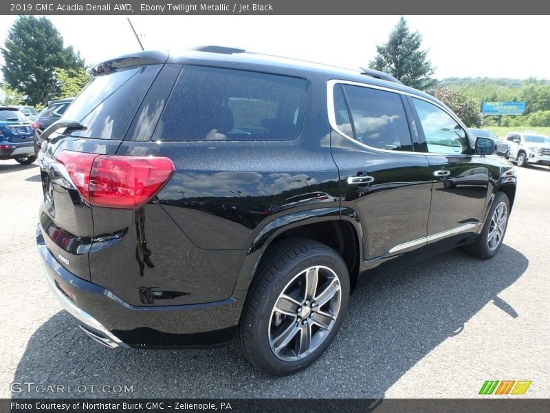 Ebony Twilight Metallic / Jet Black 2019 GMC Acadia Denali AWD