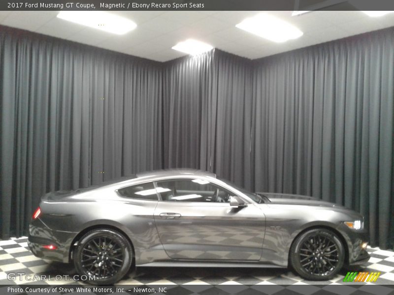 Magnetic / Ebony Recaro Sport Seats 2017 Ford Mustang GT Coupe