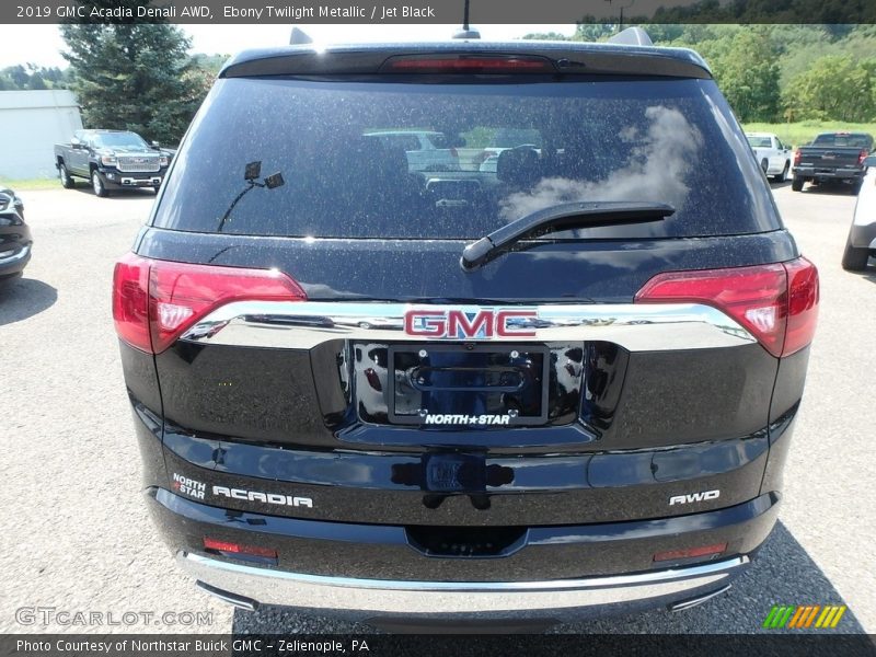 Ebony Twilight Metallic / Jet Black 2019 GMC Acadia Denali AWD