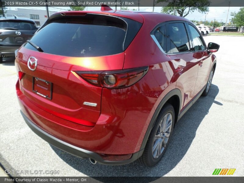 Soul Red Crystal Metallic / Black 2019 Mazda CX-5 Grand Touring AWD