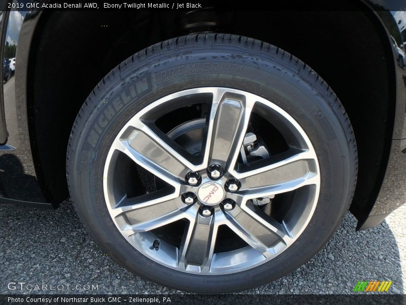 Ebony Twilight Metallic / Jet Black 2019 GMC Acadia Denali AWD
