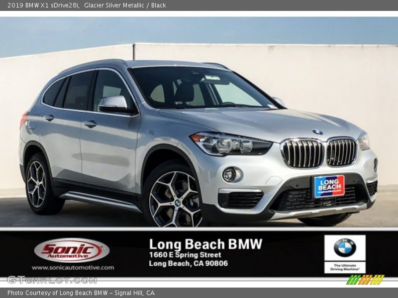 Glacier Silver Metallic / Black 2019 BMW X1 sDrive28i