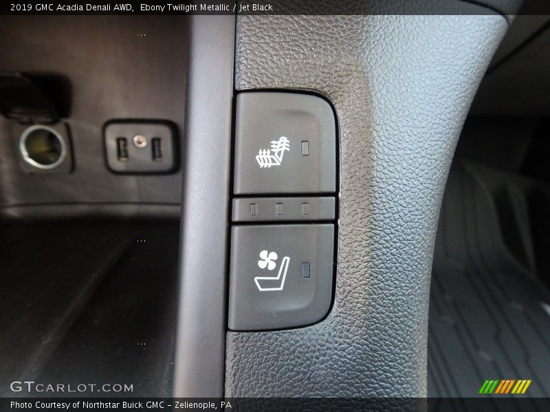 Ebony Twilight Metallic / Jet Black 2019 GMC Acadia Denali AWD