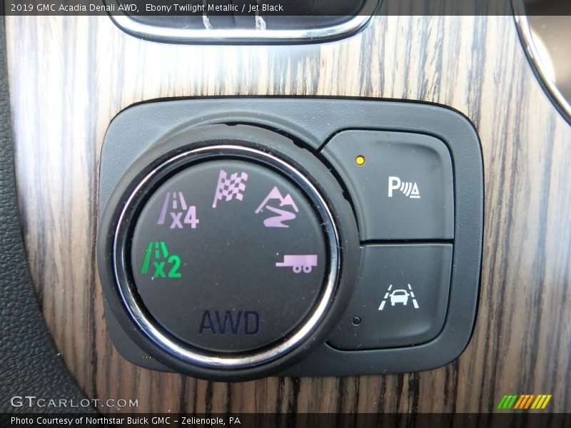 Ebony Twilight Metallic / Jet Black 2019 GMC Acadia Denali AWD