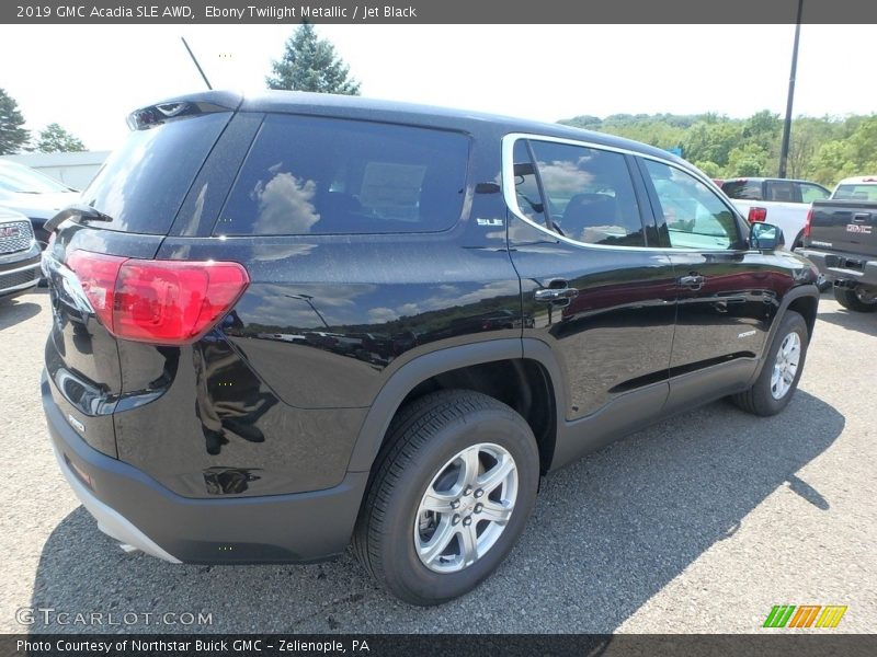 Ebony Twilight Metallic / Jet Black 2019 GMC Acadia SLE AWD