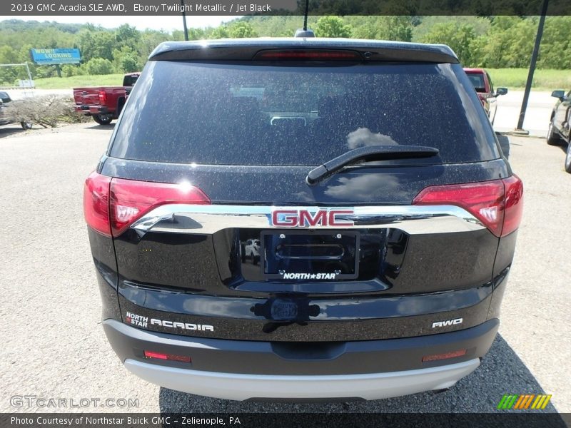 Ebony Twilight Metallic / Jet Black 2019 GMC Acadia SLE AWD