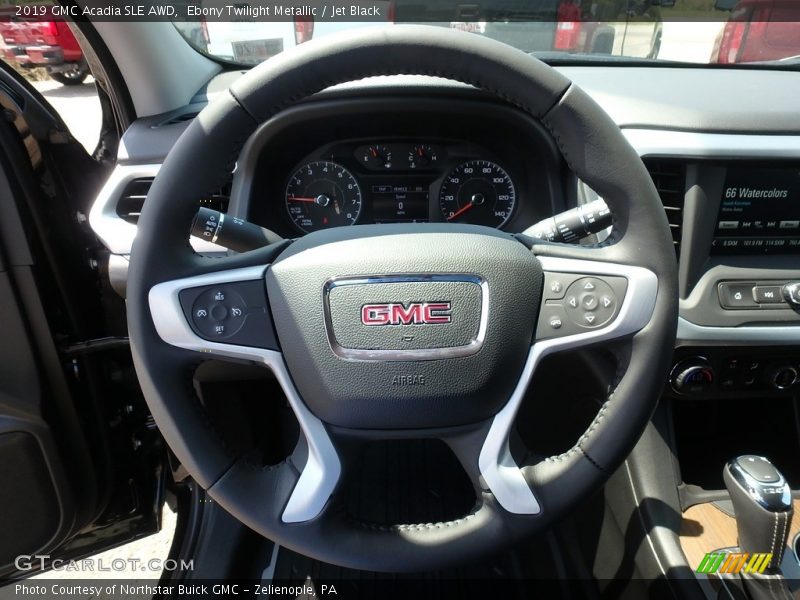 Ebony Twilight Metallic / Jet Black 2019 GMC Acadia SLE AWD