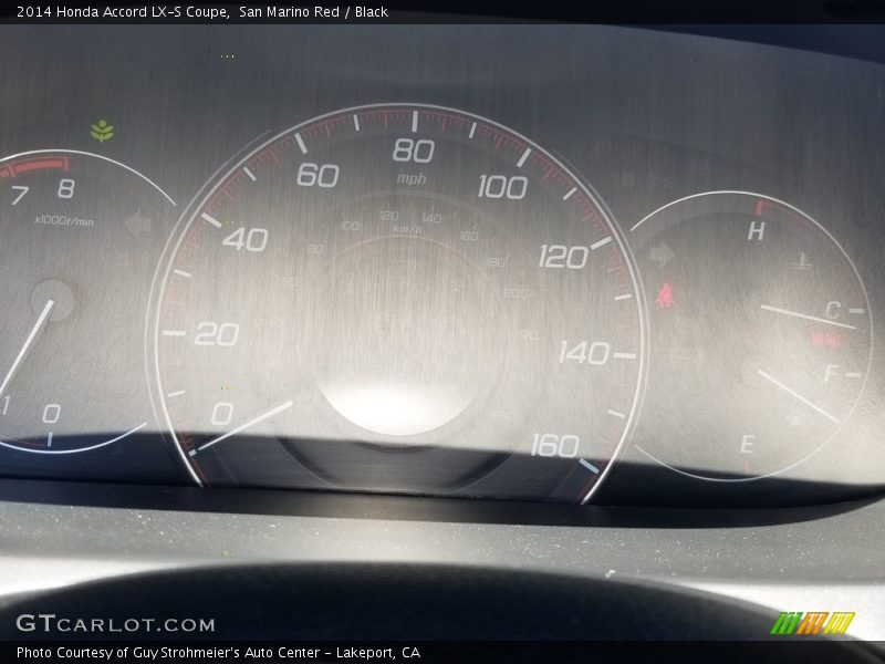 San Marino Red / Black 2014 Honda Accord LX-S Coupe