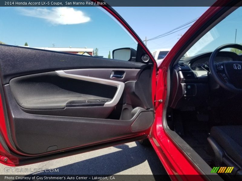 San Marino Red / Black 2014 Honda Accord LX-S Coupe