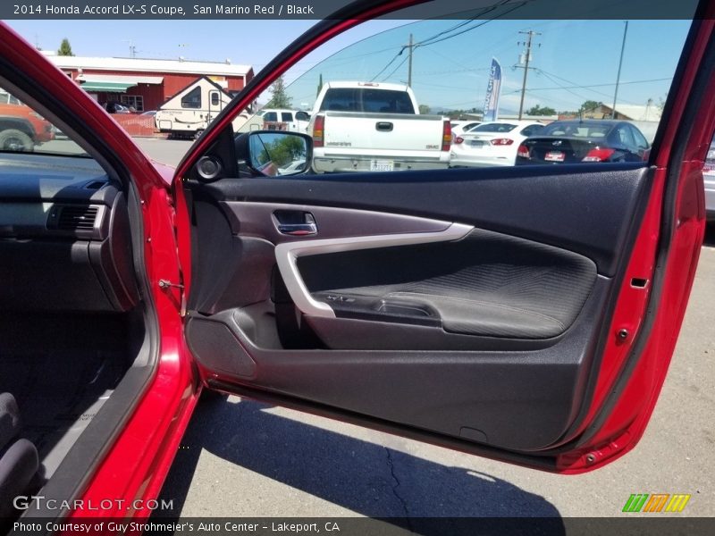 San Marino Red / Black 2014 Honda Accord LX-S Coupe