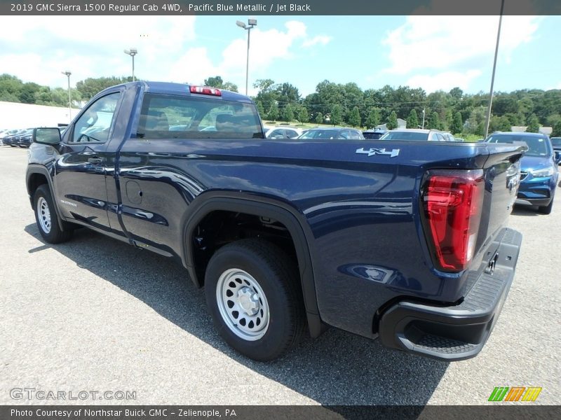 Pacific Blue Metallic / Jet Black 2019 GMC Sierra 1500 Regular Cab 4WD