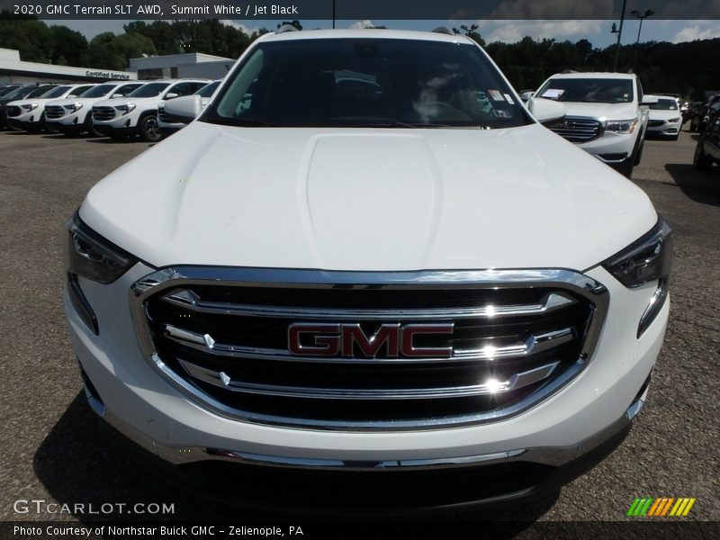 Summit White / Jet Black 2020 GMC Terrain SLT AWD
